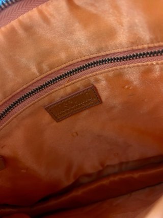 Bolso Moschino degradado naranja y morado