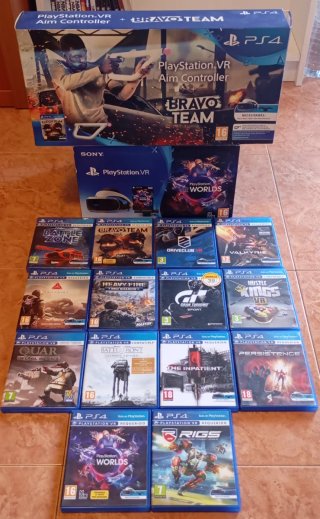 Gafas PlayStation 4 VR +Aim controler VR +14Juegos
