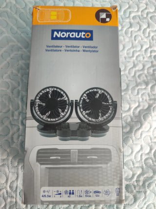 Ventilador doble para coche