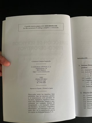 Dirección de servicios físico-deportivos Organi...