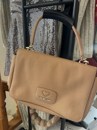 Bolso Love Moschino Beige
