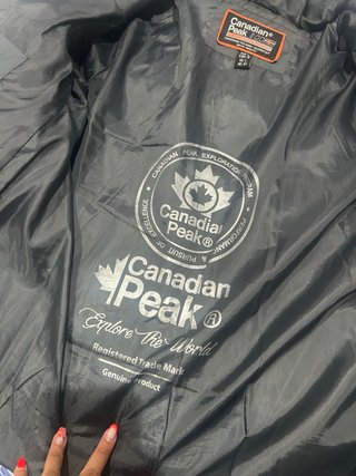 Abrigo plumífero Canadian Peak gris hombre L