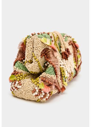 Bolso de mano bordado