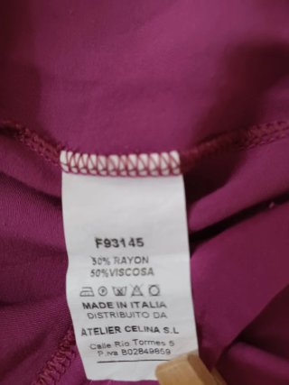 Pantalón  morado talla M