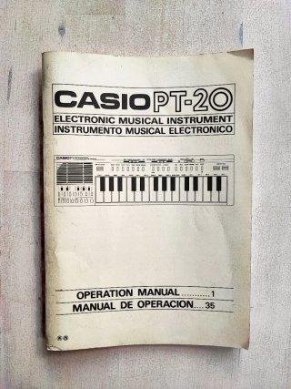 Teclado electrónico Casio PT-20