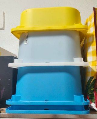 Lote 4 Cajas Ordenación Ikea Plástico