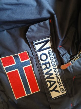 Abrigo Geographical Norway Azul Talla 16 años
