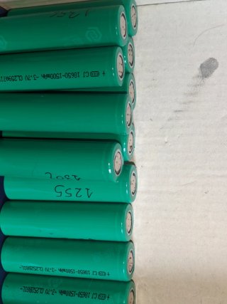 30 Pilas 18650 ~1300mAh