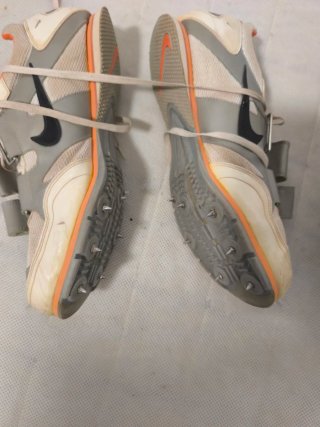 Zapatillas Nike Clavos Naranja Blanco