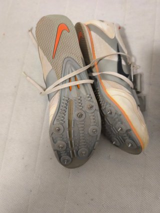 Zapatillas Nike Clavos Naranja Blanco