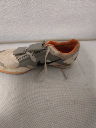 Zapatillas Nike Clavos Naranja Blanco