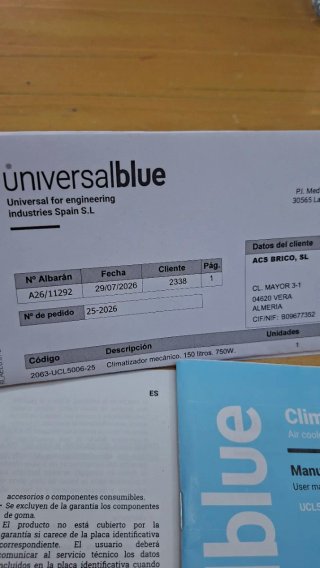Climatizador Universal Blue Tulum Plus 90150
