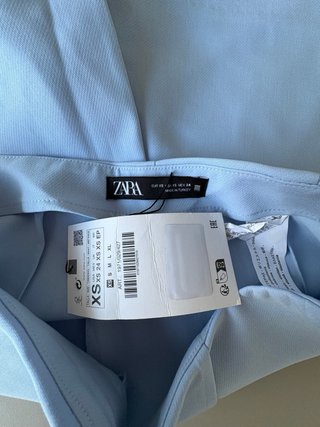 Falda pantalón Zara azul XS