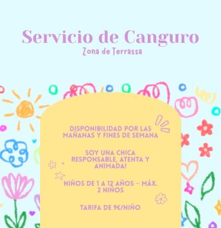 Servicio de canguro