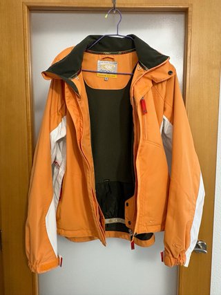 Cazadora O'Neill Mujer Naranja y Blanca