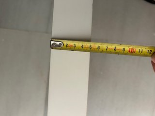 Estante recibidor con cajón madera blanca.
