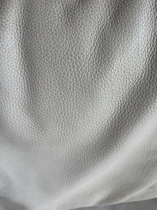 Sofá Natuzzi de Piel Blanco