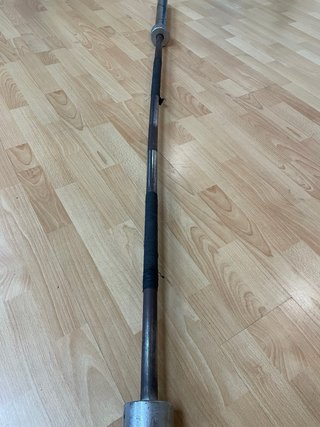 Barra recta olímpica hierro 220 cm / 2.2 m largo
