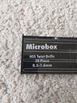 Microbox HSS Brocas Torcidas 20 uds 0.3-1.6mm