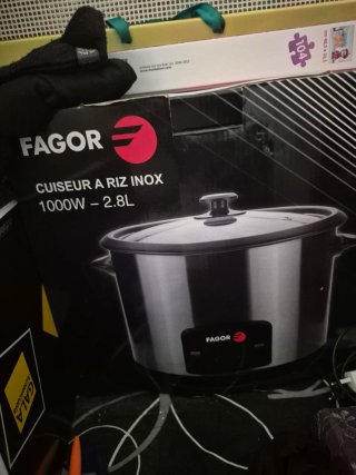 Olla Arrocera Fagor Inox 1000W 2.8L