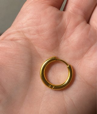 Lote de pendientes dorados