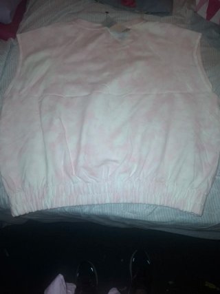 Sudadera sin mangas tie-dye mujer