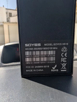 Mini Smartphone Soyes XS15 Negro
