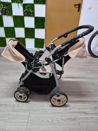 Carrito Gemelar Miyo Beige