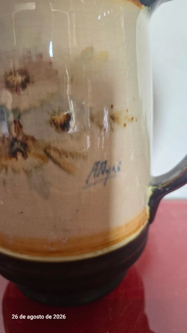 Jarra de porcelana Antonio Peyro