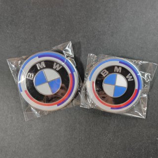 KIT 7 EMBLEMAS BMW 50 ANIVERSARIO · TAPABUJES BMW