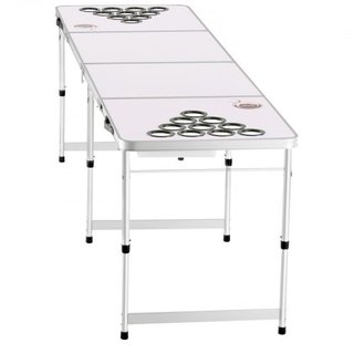 Mesa de Beer Pong portátil de 2.4 m, mesa plegable