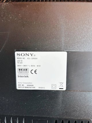 Televisor Sony Bravia 32 Negro