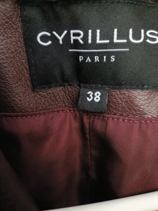 Chaqueta de cuero Cyrillus Talla 38