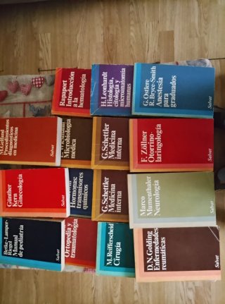Colecion 15 libros medicina salvat