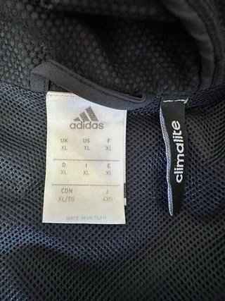 Chaqueta Cortavientos Adidas Negra