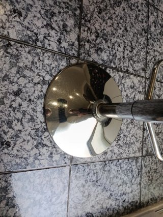 Taburete de Cocina Negro y Plateado