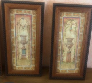 2 Cuadros Decorativos Vintage 15 x 30