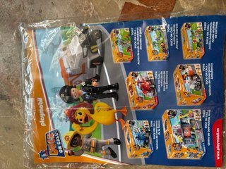 Muñeco Playmobil Bombero Buzo y policía