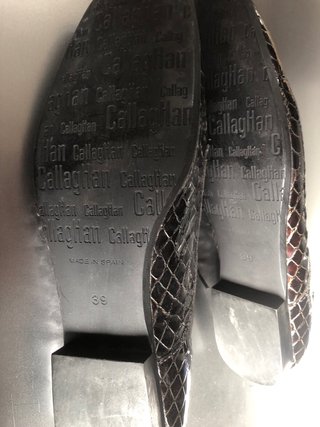 Zapatos Callaghan Piel Mujer Negros