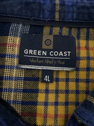 Camisa Green Coast azul talla: S/M