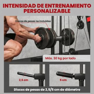 Máquina de musculación multifunción