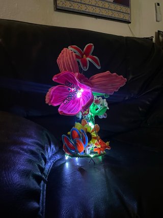 Lámpara Decorativa Flor Multicolor