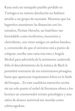 Herscht 07769: La novela bachiana de Florian He...