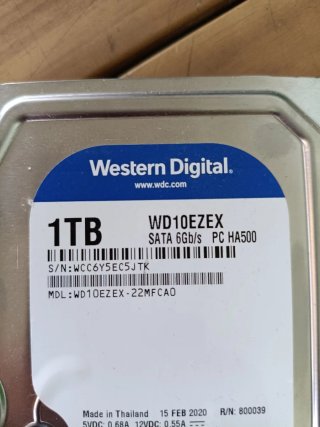 Western Digital WD Blue 1TB Disco Duro Interno HDD