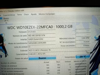 Western Digital WD Blue 1TB Disco Duro Interno HDD