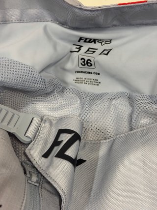 Traje Motocross FOX 360 Gris y Negro