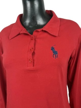 Polo Ralph Lauren Polo Donna Tg S Rossa Elastica
