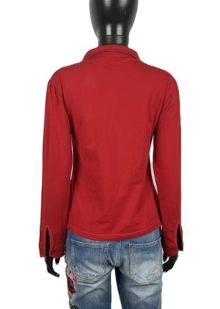 Polo Ralph Lauren Polo Donna Tg S Rossa Elastica