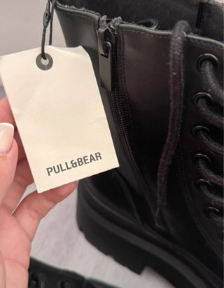 Botas militares plataforma cordones