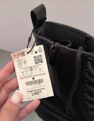 Botas militares plataforma cordones